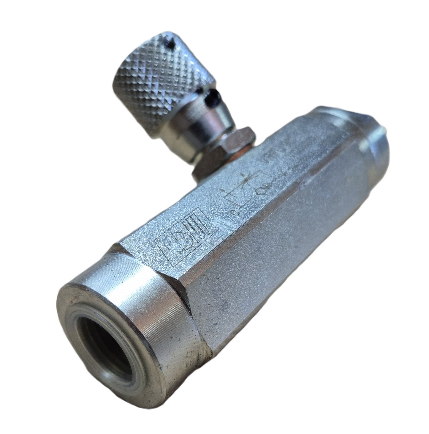 2-way flow control valve, various sizes up to 45 l/min