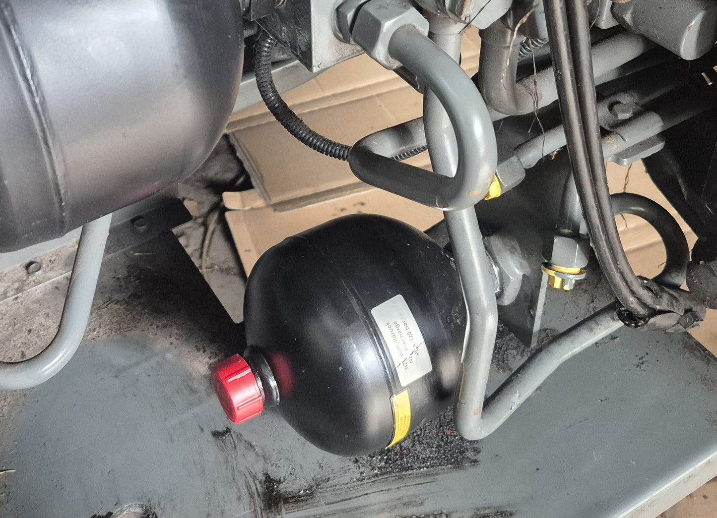 Membraanopslag - 350 bar - 0,75 liter, vergelijkbaar met Fendt voorasvering