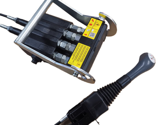 AKON Frontladersteuergerät mit Indemar Joystick und FASTER Kupplung