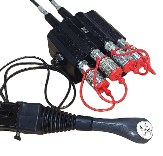 Indemar Joystick mit AKON Ventil und BG3-Kupplungen