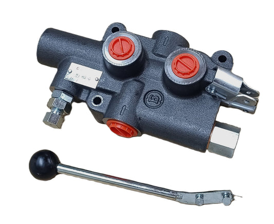 Holzspalterventil mit Eilgang und Rückholautomatik (Kick-Out)