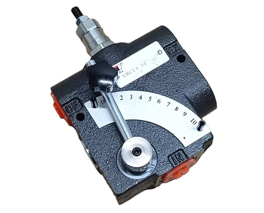 3-Wege-Stromregelventil mit Druckbegrenzungsventil (Überschuss an Tank)