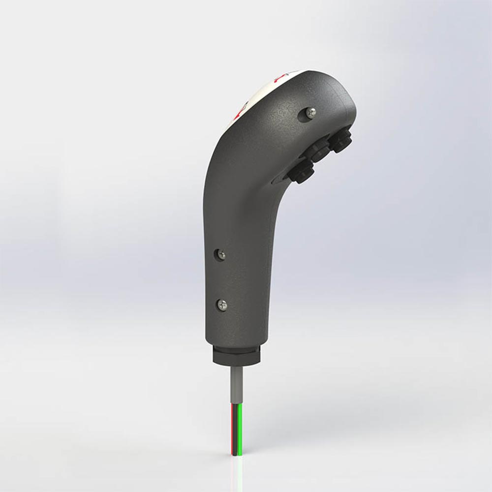 Indemar Joystick mit bis zu drei Tastern