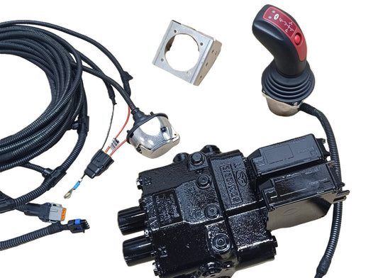 Walvoil Ventil mit Joystick und Kabelsatz