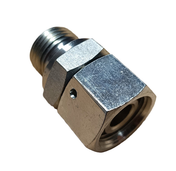 Adjustable screw-in fitting with union nut / BSP thread