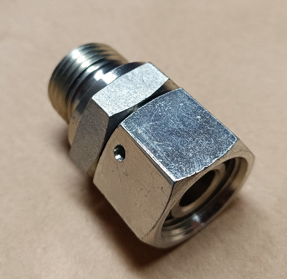 Adjustable screw-in fitting with union nut / BSP thread