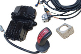 Electrically proportional monoblock valve in a complete set