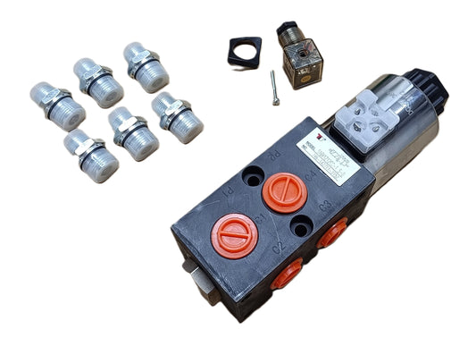 6/2-wegklep omschakelklep 3. stuurkring 80 l/min 1/2" BSP