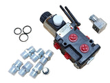 Vanne d'inversion 6/2 voies 3/8"BSP 50 l/min 3ème circuit de commande