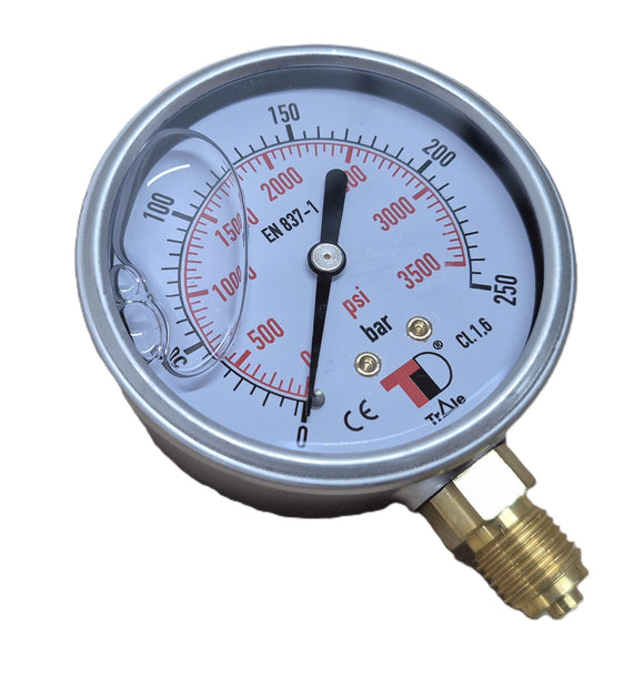 Manometer bar mit 1/4