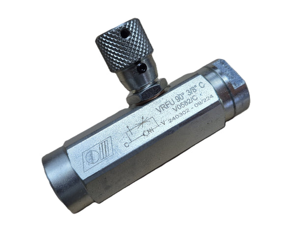2-way flow control valve, various sizes up to 45 l/min