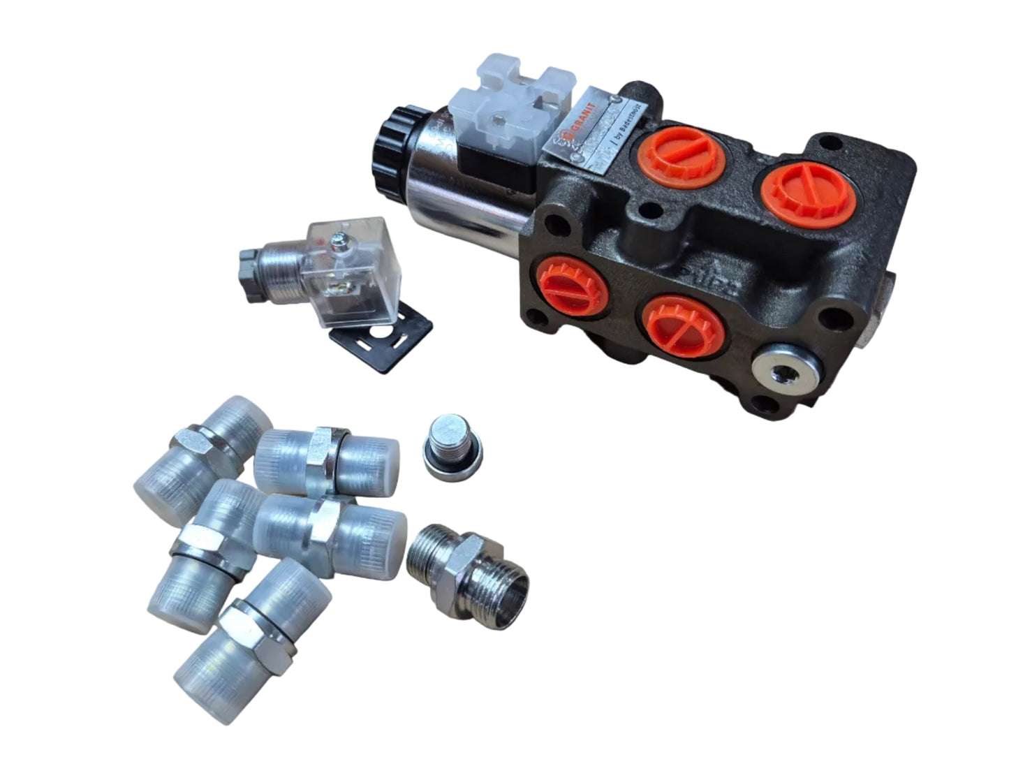 6-2 Wegeventil mit Rohrverschraubungen