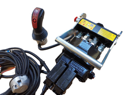Frontladerklep Walvoil elektrisch proportioneel met FASTER koppeling