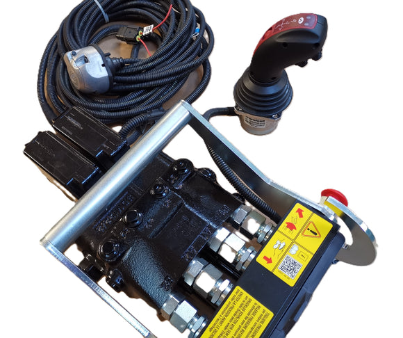 Frontladerventil Walvoil elektrisch proportional mit FASTER Kupplung