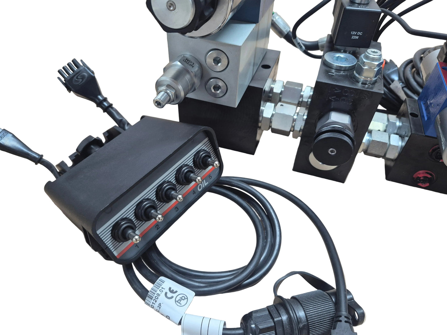 Kippschalterbox mit fünf Kippschaltern