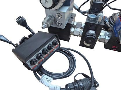 Kippschalterbox mit fünf Kippschaltern