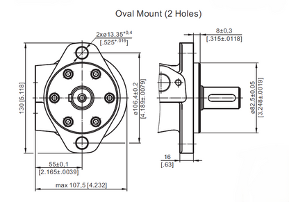 M&S Hydraulikmotor Orbitalmotor MR