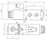 6/2-Wegeventil Umschaltventil 3. Steuerkreis 80 l/min 1/2" BSP