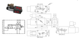 Mini-6/2-Wegeventil Umschaltventil 1/4"BSP 25 l/min 12VDC