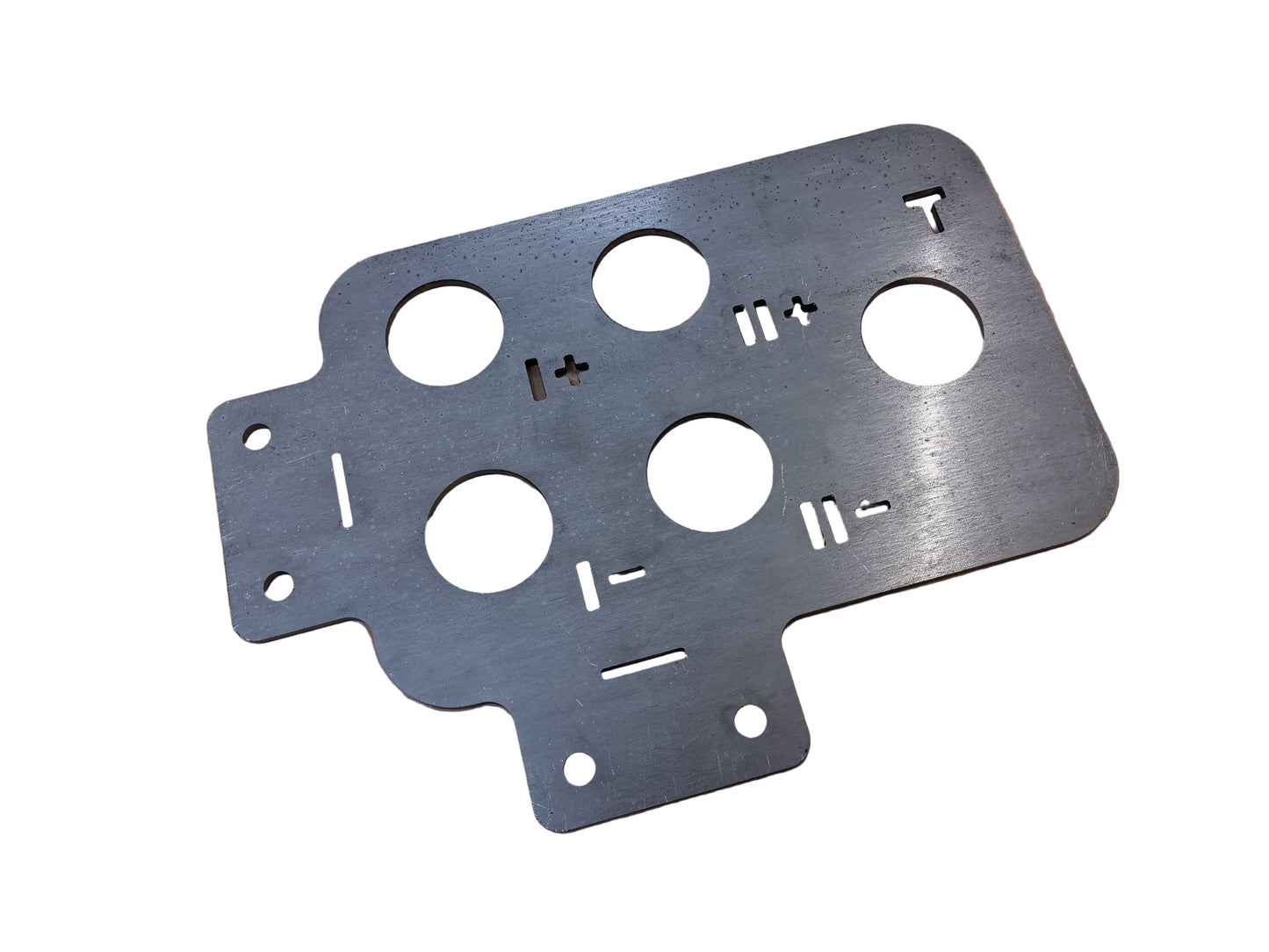 Halteplatte 4fach gedreht