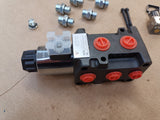 6/2-way valve changeover valve 3/8"BSP 50 l/min 3rd control circuit
