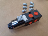 6/2-way valve switching valve 3rd control circuit 80 l/min 1/2" BSP front loader