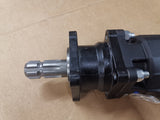 Inclined axis axial piston pump with front bearing