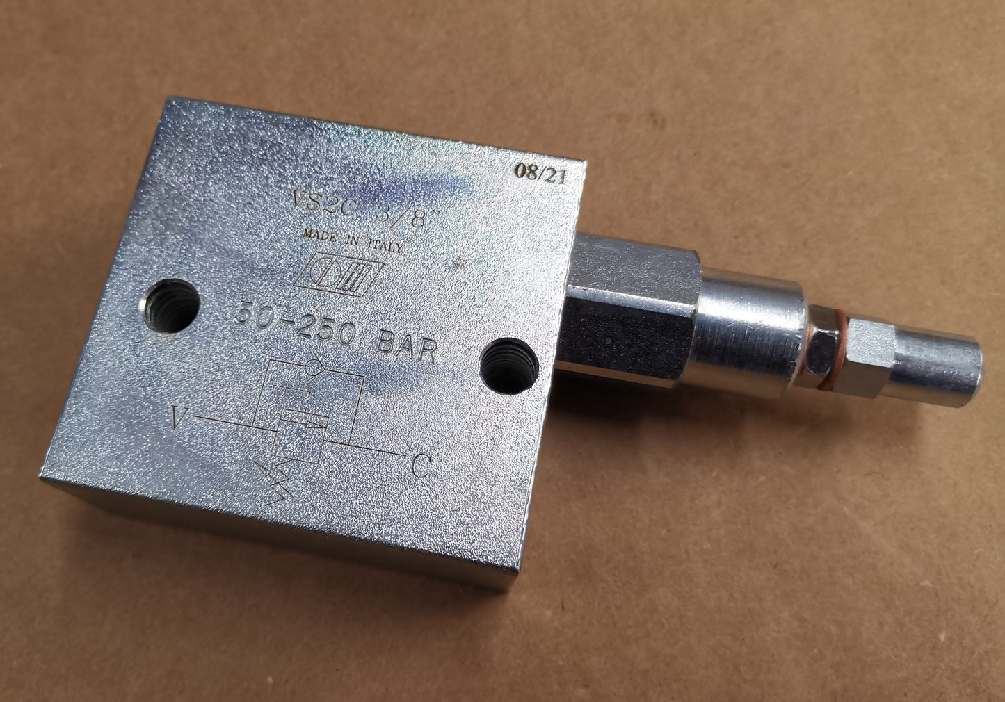 Druckfolgeventil 3/8" 50-250 bar