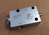Stroke limiting valve 3/8", locked in basic position, with check valve