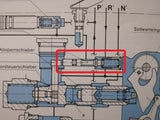 Jeu de pièces Bosch pour valve de descente pour unité de commande (système SB7)