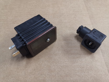 3-weg elektrisch proportioneel stroomregelventiel met versterker 40 l/min of 80 l/min