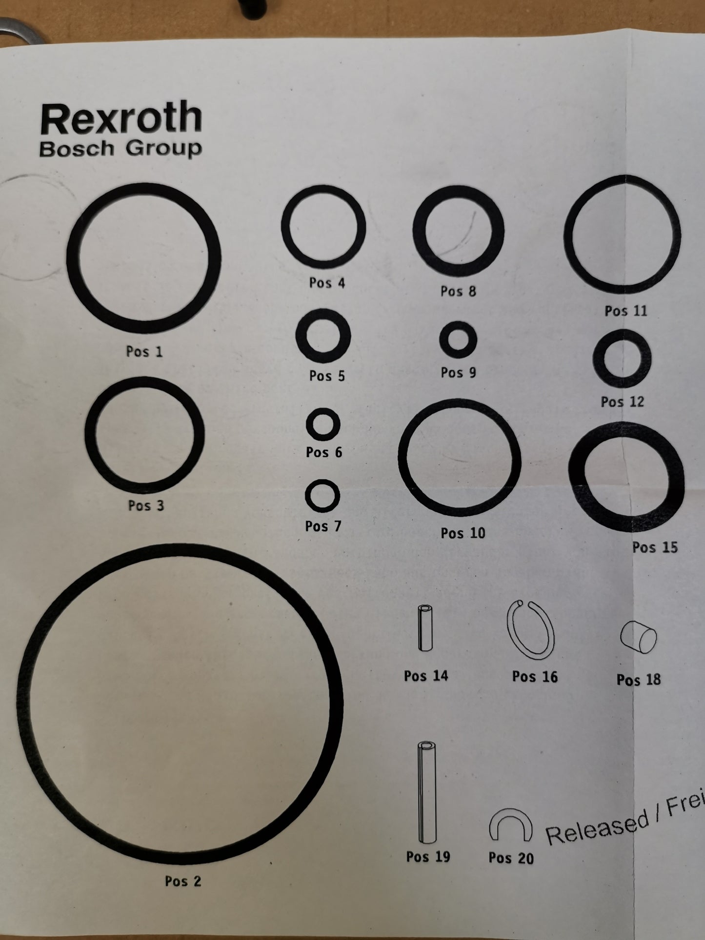 Bosch SB7 SR Dichtsatz Regelsteuergerät alte Ausführung (SR40)
