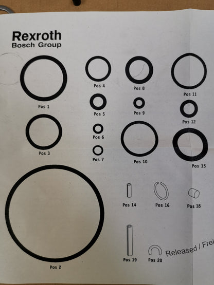 Bosch SB7 SR Dichtsatz Regelsteuergerät alte Ausführung (SR40)