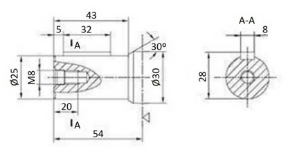 Motore idraulico motore orbitale MOMR vgl. OMR (Danfoss)