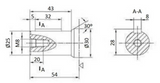 Hydraulic motor orbital motor MOMR cf. OMR (Danfoss)