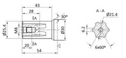 Motore idraulico motore orbitale MOMR vgl. OMR (Danfoss)