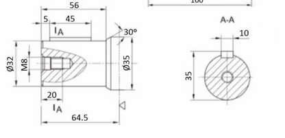 Motore idraulico motore orbitale MOMR vgl. OMR (Danfoss)