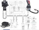 Front loader valve Walvoil electrically proportional with FASTER coupling