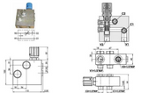 3-way flow control valve for hydraulic motor MOMR MOMP MOMH