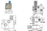 Régulateur de débit 3 voies pour moteur hydraulique MOMR MOMP MOMH