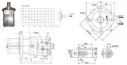 Trale MOMS Hydraulikmotor Orbitalmotor